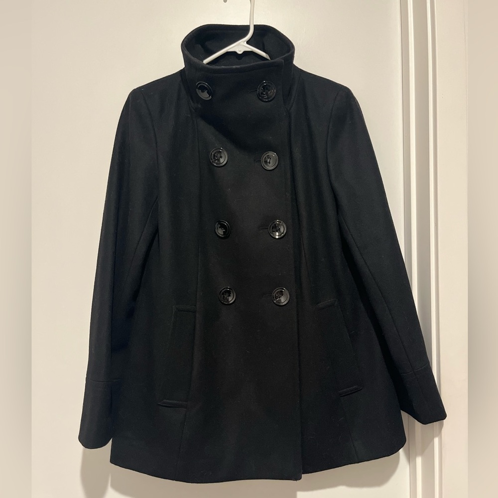 Black Calvin Klein Pea coat / Trench coat / Over coat